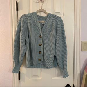 Faded Seafoam Knit Cardigan